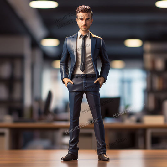 Custom Bobblehead for Men | Personalised Bobblehead for Men | Men Statues | Gift for Husband | Gift for Boss | Custom Figurine for Him