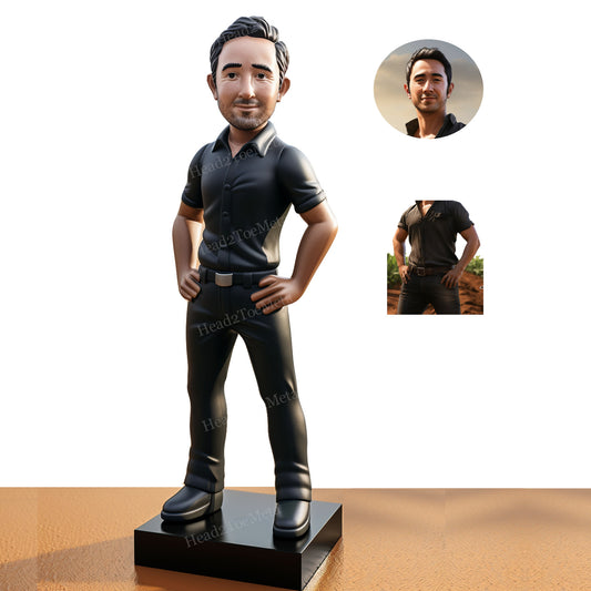 Custom Bobblehead for Husband | Personalised Bobblehead for Men | Men Statues | Gift for Husband | Gift for Dad | Custom Figurine for Him
