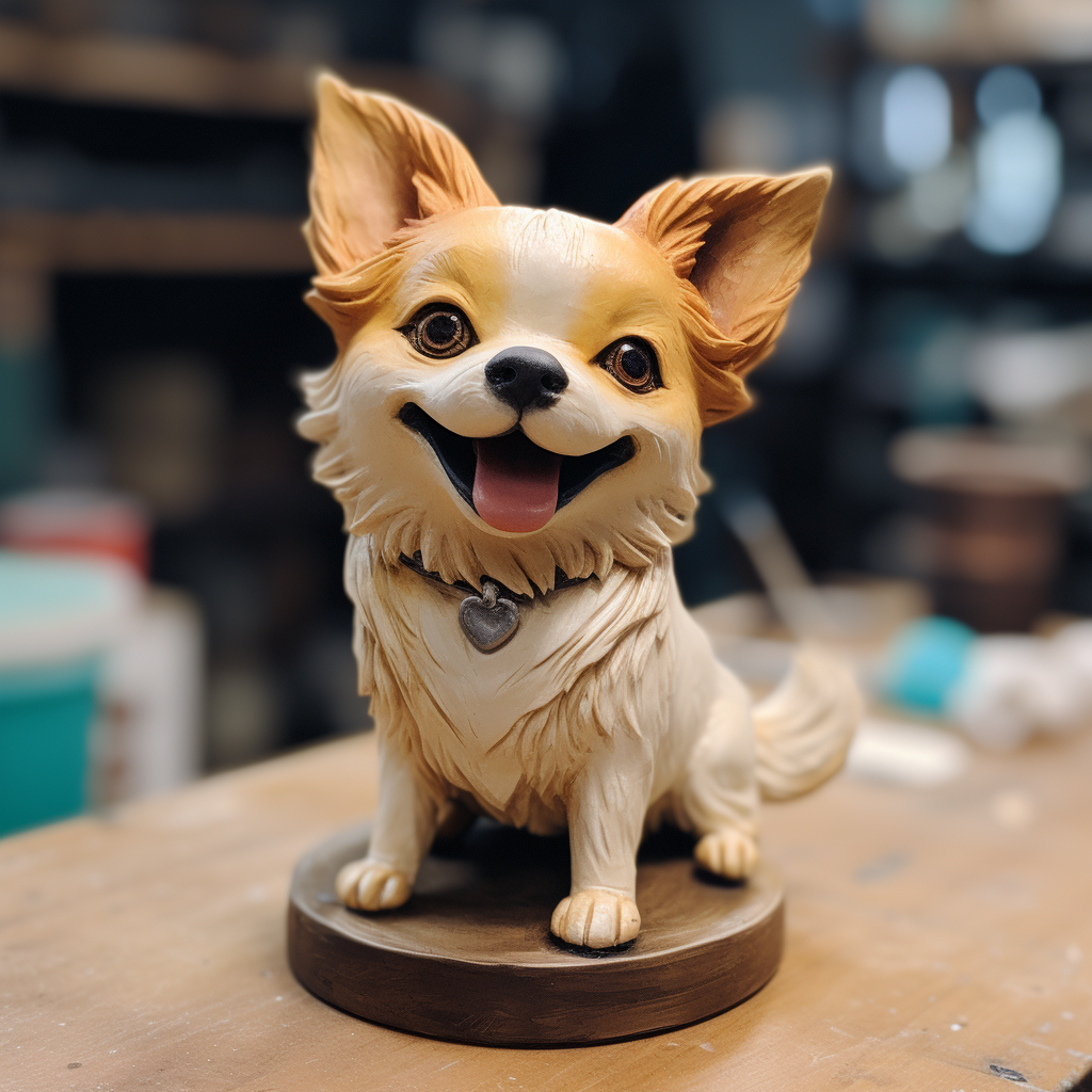 Custom Dog Bobblehead | Personalised Dachshund Bobblehead | Dog Statue | Gift | Pet Bobble