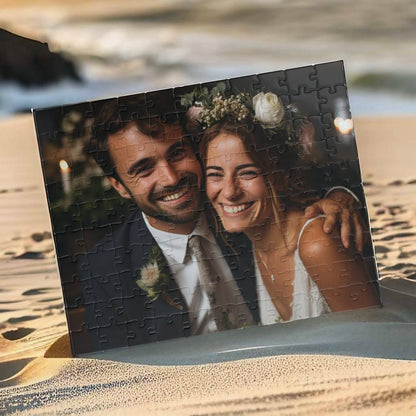 Custom Jigsaw Puzzle from Photo 110 Pieces Adult Jigsaw Puzzle Personalized from Wedding Photo