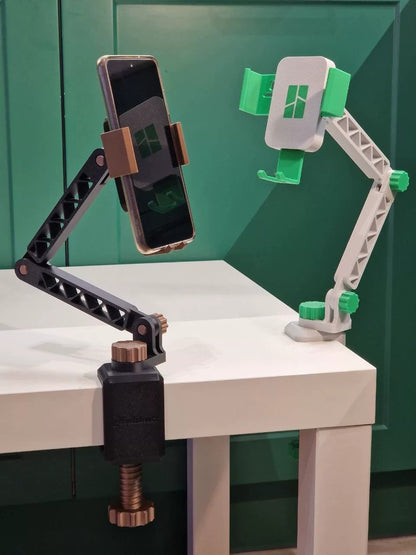 3D Printed Mini Chair Phone Stand in Triangular Truss Structure | Adjustable Phone Holder