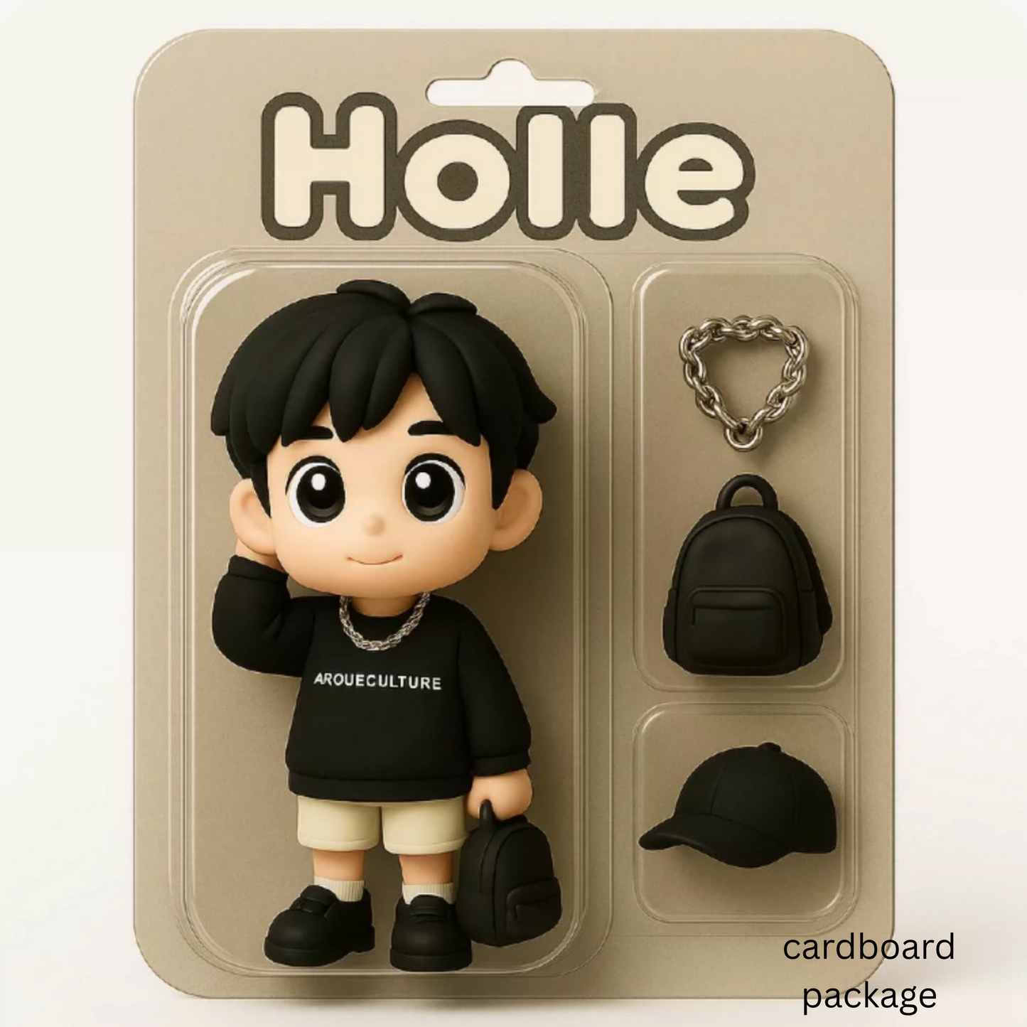Custom Action Figure Portrait – Personalized Cartoon Toy Box - GPT Resin Action Figure – Unique Gift for Family, Friends, Gamers, Birthdays, Coworkers