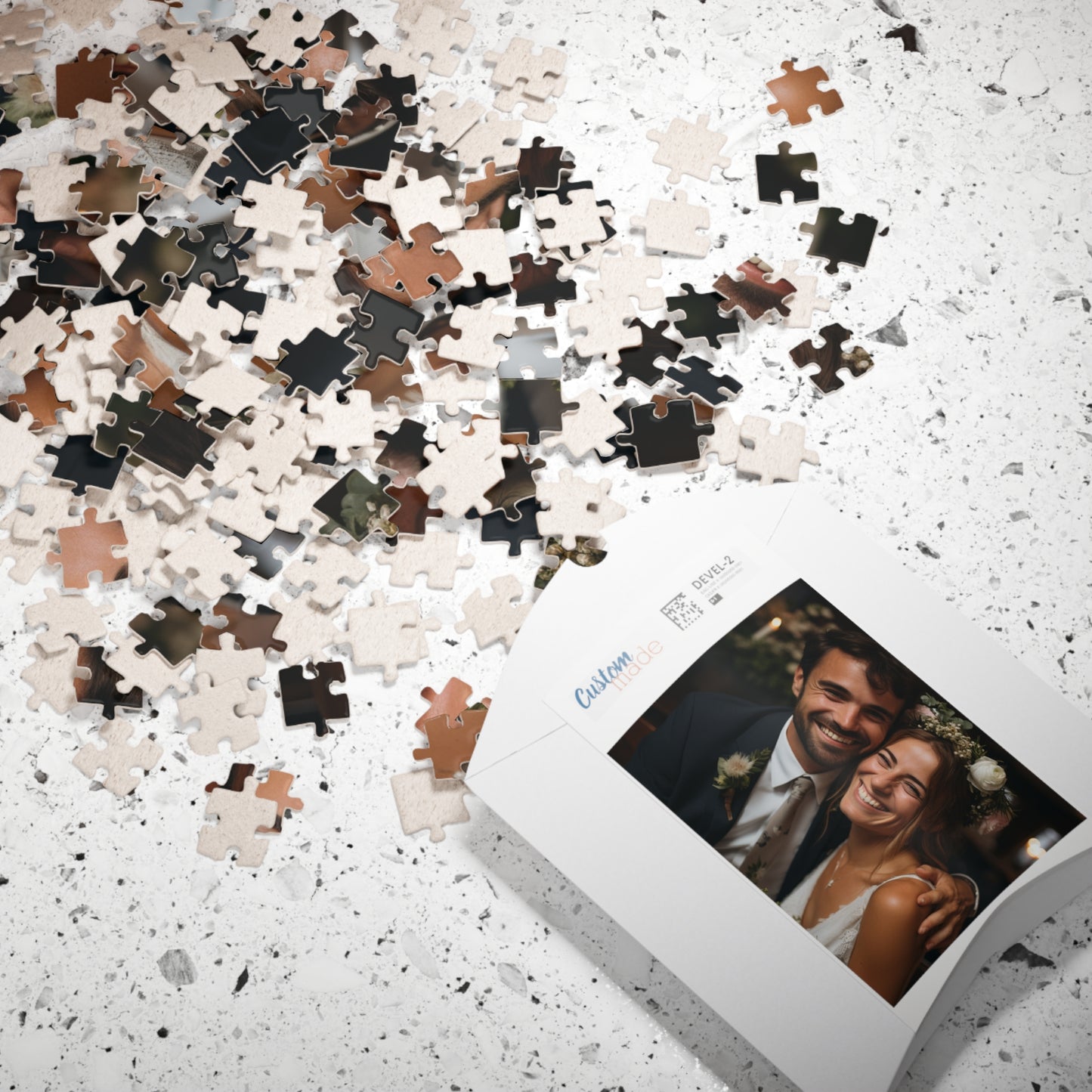 Custom Jigsaw Puzzle from Photo 110 Pieces Adult Jigsaw Puzzle Personalized from Wedding Photo