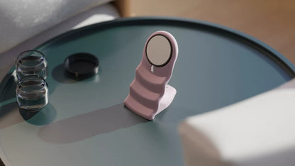 3D Printed MagSafe Charging Stand Wave Design Magnetic Phone Holder Compatible with iPhone 12/13/14/15/16/17
