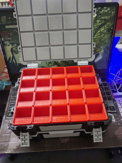 3D Printed Storage Box with Drawers, Desktop Organizer Cabinet for Small Items, Office Supplies & Accessories