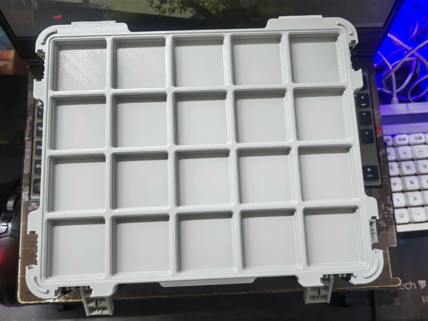 3D Printed Storage Box with Drawers, Desktop Organizer Cabinet for Small Items, Office Supplies & Accessories