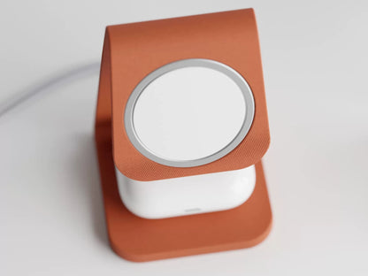 3D Printed 2-in-1 Wireless Charging Stand Desktop Phone Dock  Earbuds Charger for iPhone AirPods