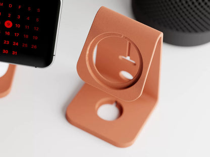 3D Printed 2-in-1 Wireless Charging Stand Desktop Phone Dock  Earbuds Charger for iPhone AirPods