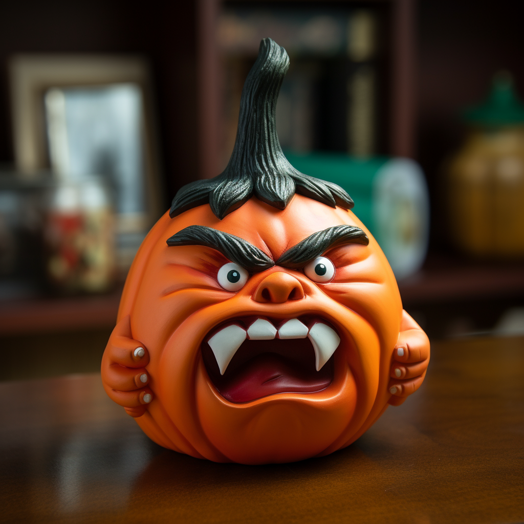 Custom Pumpkin Halloween Bobblehead | Personalised Halloween Bobblehead | Halloween Gift